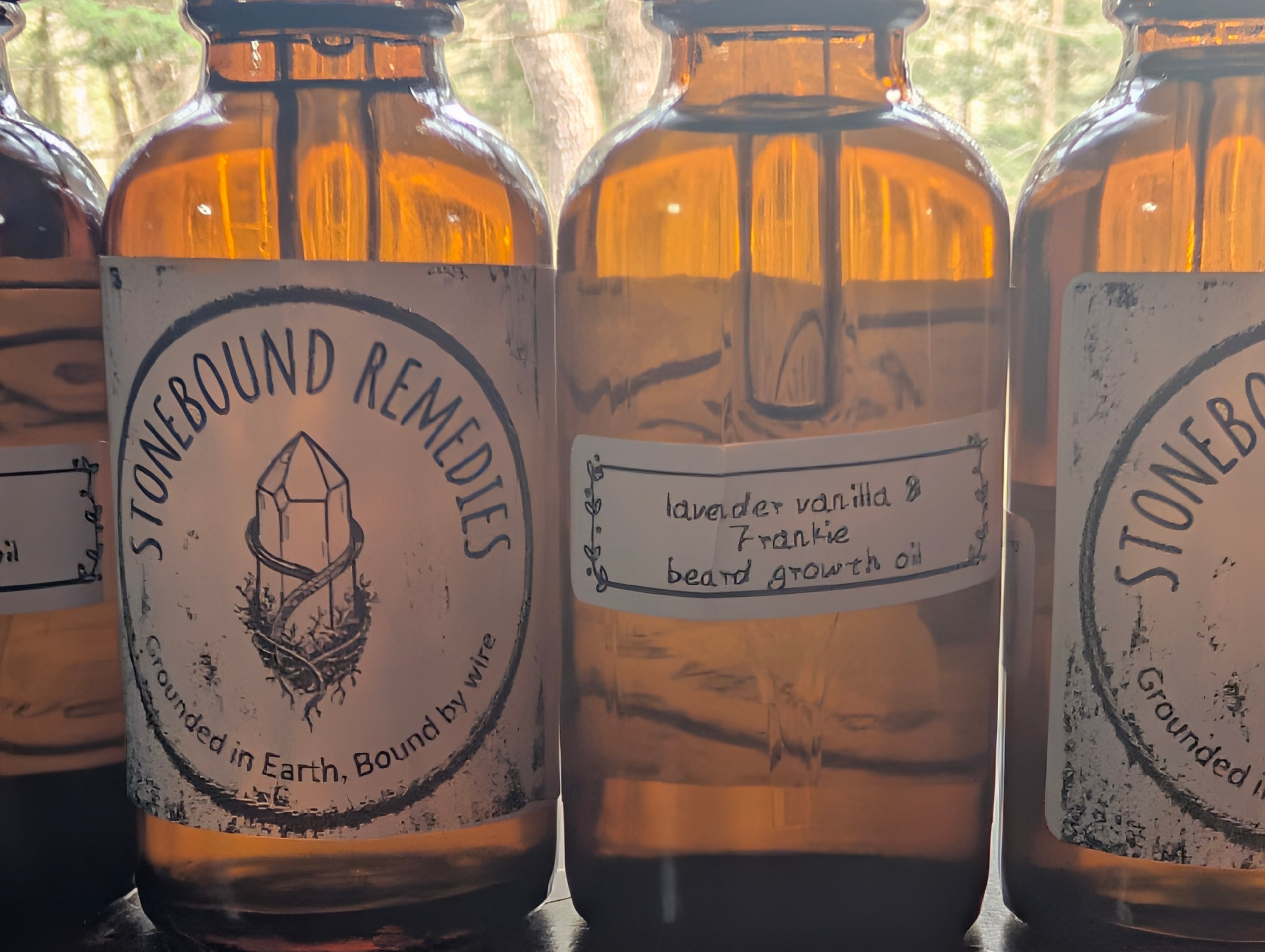 Lavender, vanilla & Frankie Beard growth oil